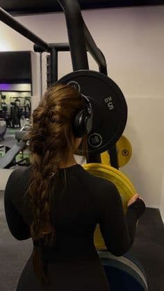 Loading gym weights