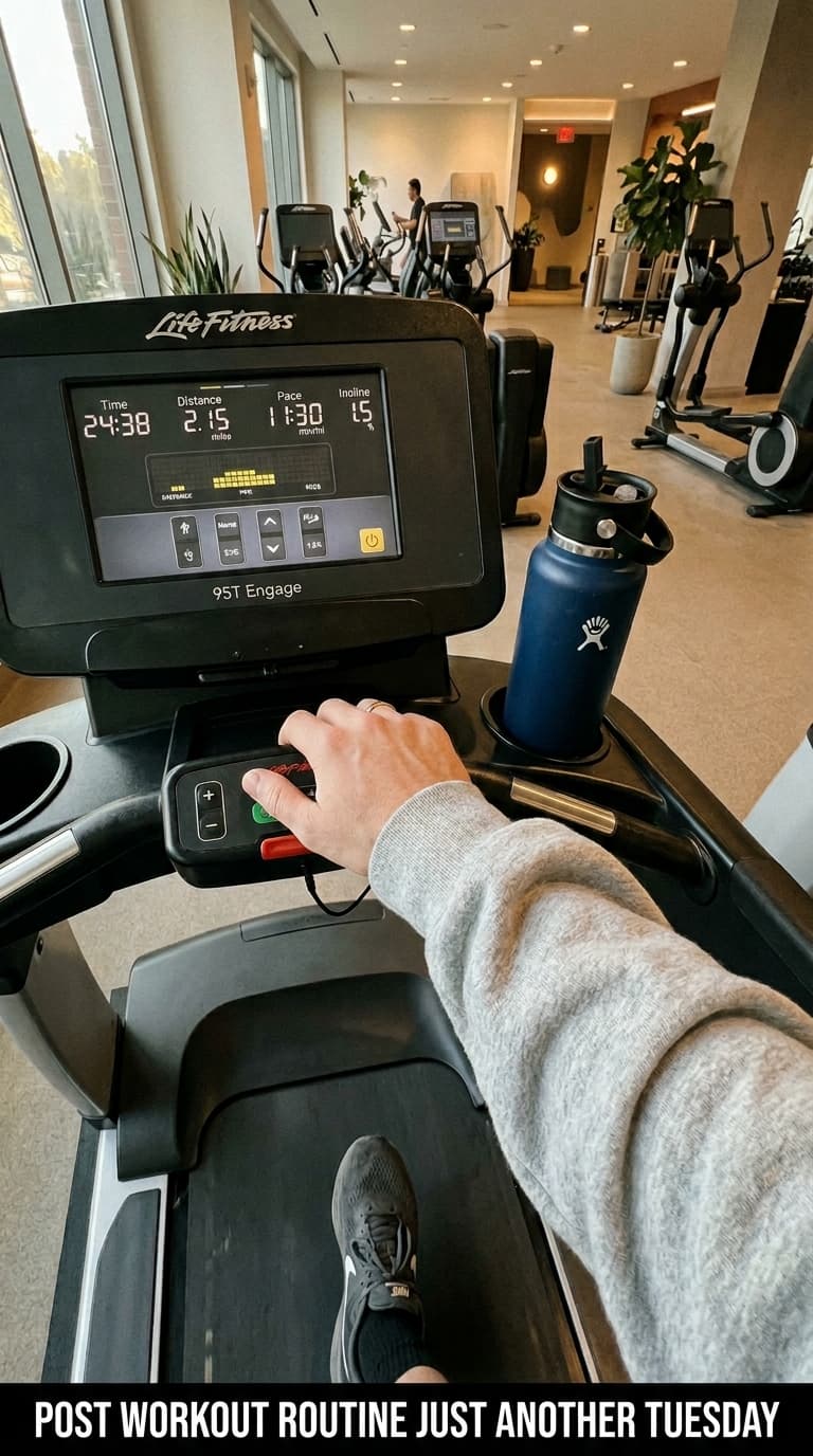 Treadmill workout perspective